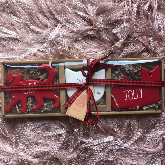 NWT RAE DUNN three cat themed ornaments 🐱 - Picture 4 of 5